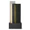 Glitzhome® 38.25" Modern LED Textured Surface Outdoor Floor Fountain